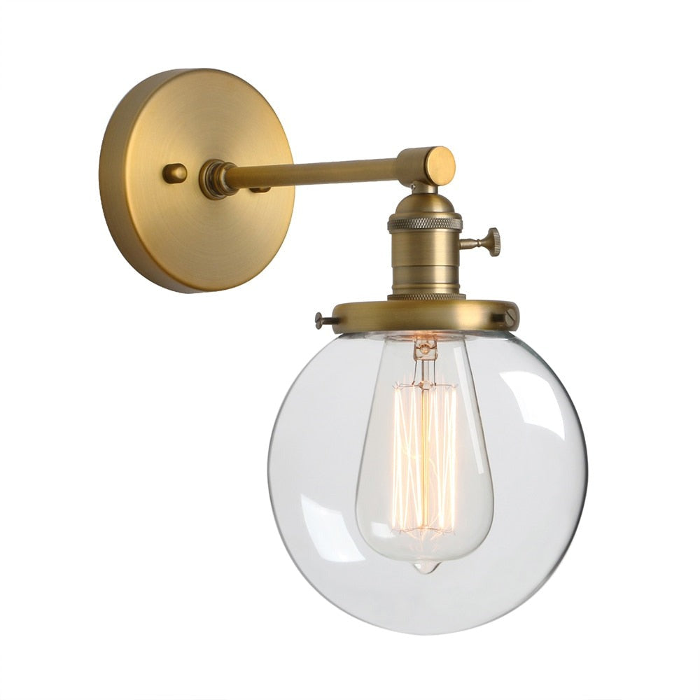 Deacon - Glass Globe Wall Sconce