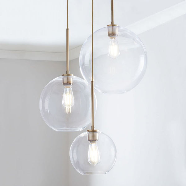 Zaire - Modern Glass Globe Pendant Lights – Hadley