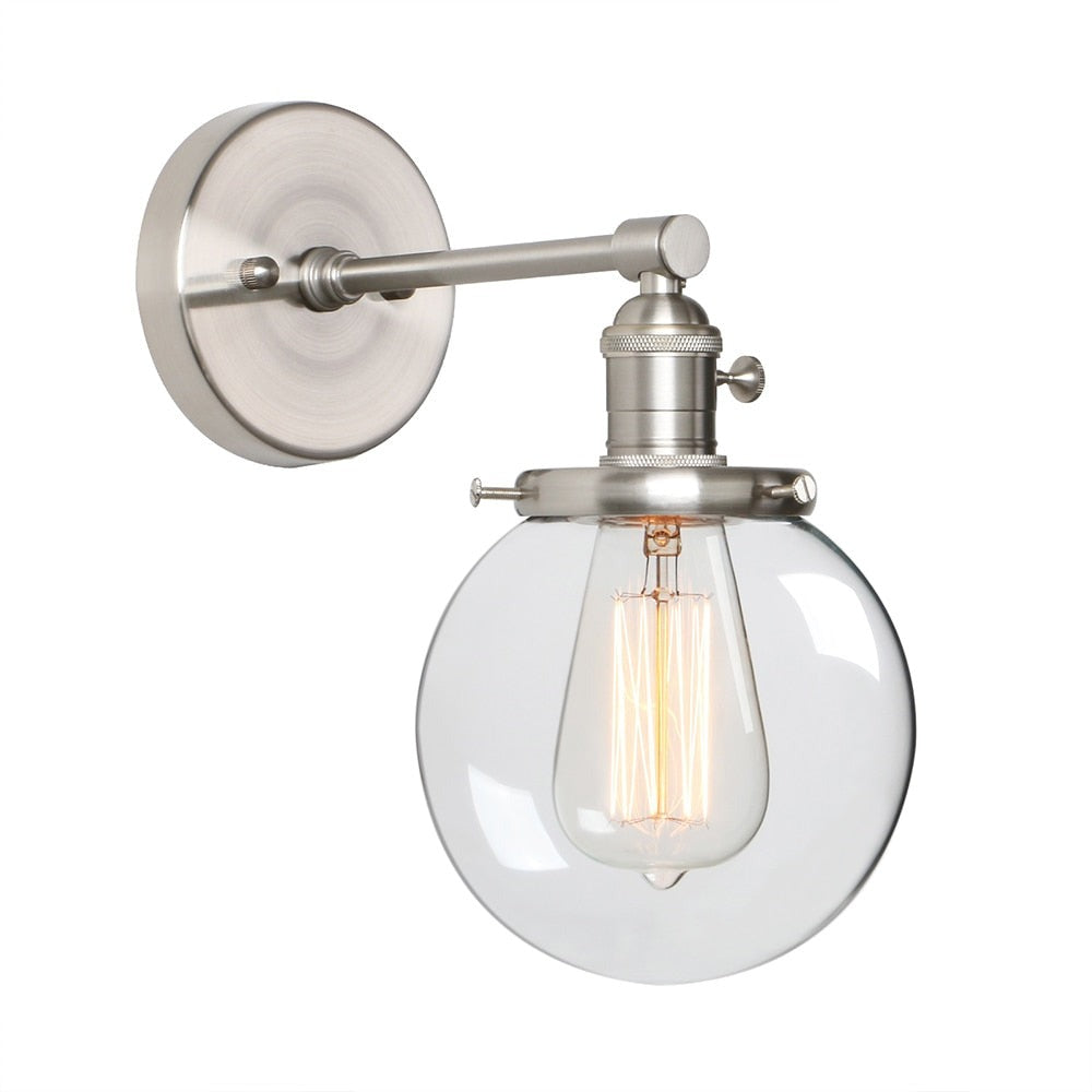 Deacon - Glass Globe Wall Sconce