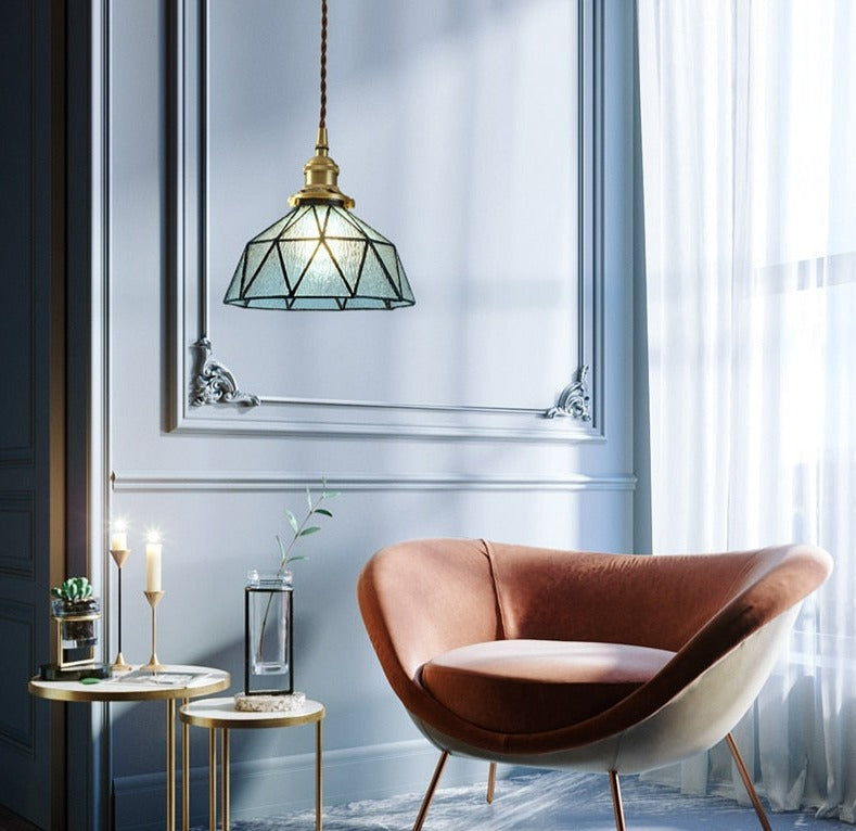 european glass pendant light