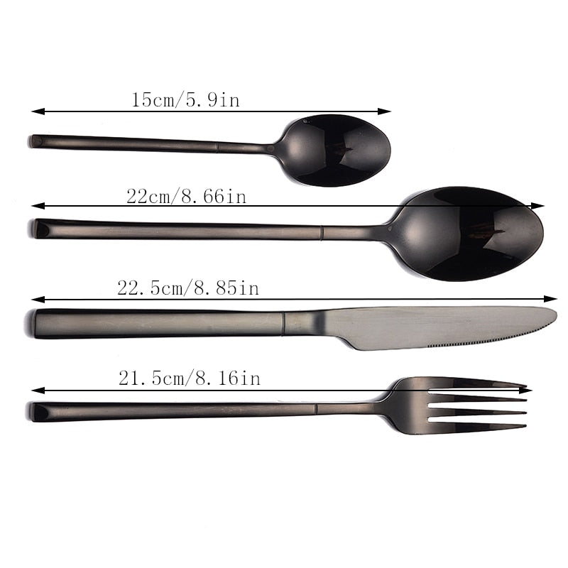 sachi silverware set dimensions