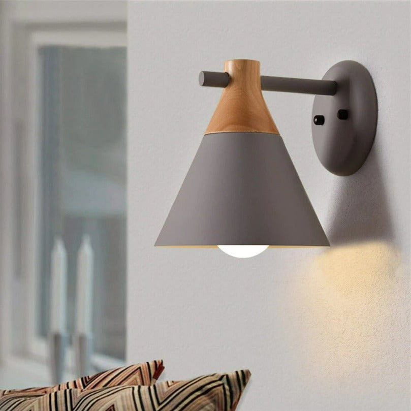 Gray Nordic Wall Sconce