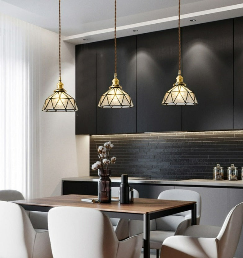 clear modern glass nordic pendant light fixtures