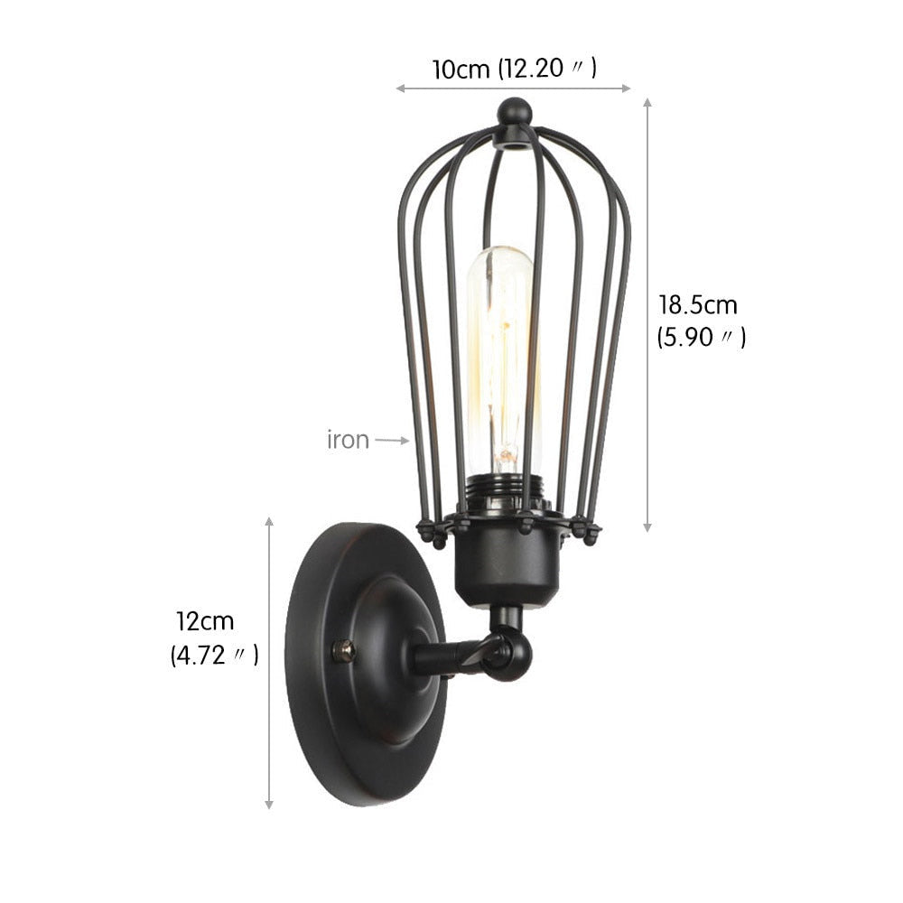 Retro Industrial Metal Wall Lamps