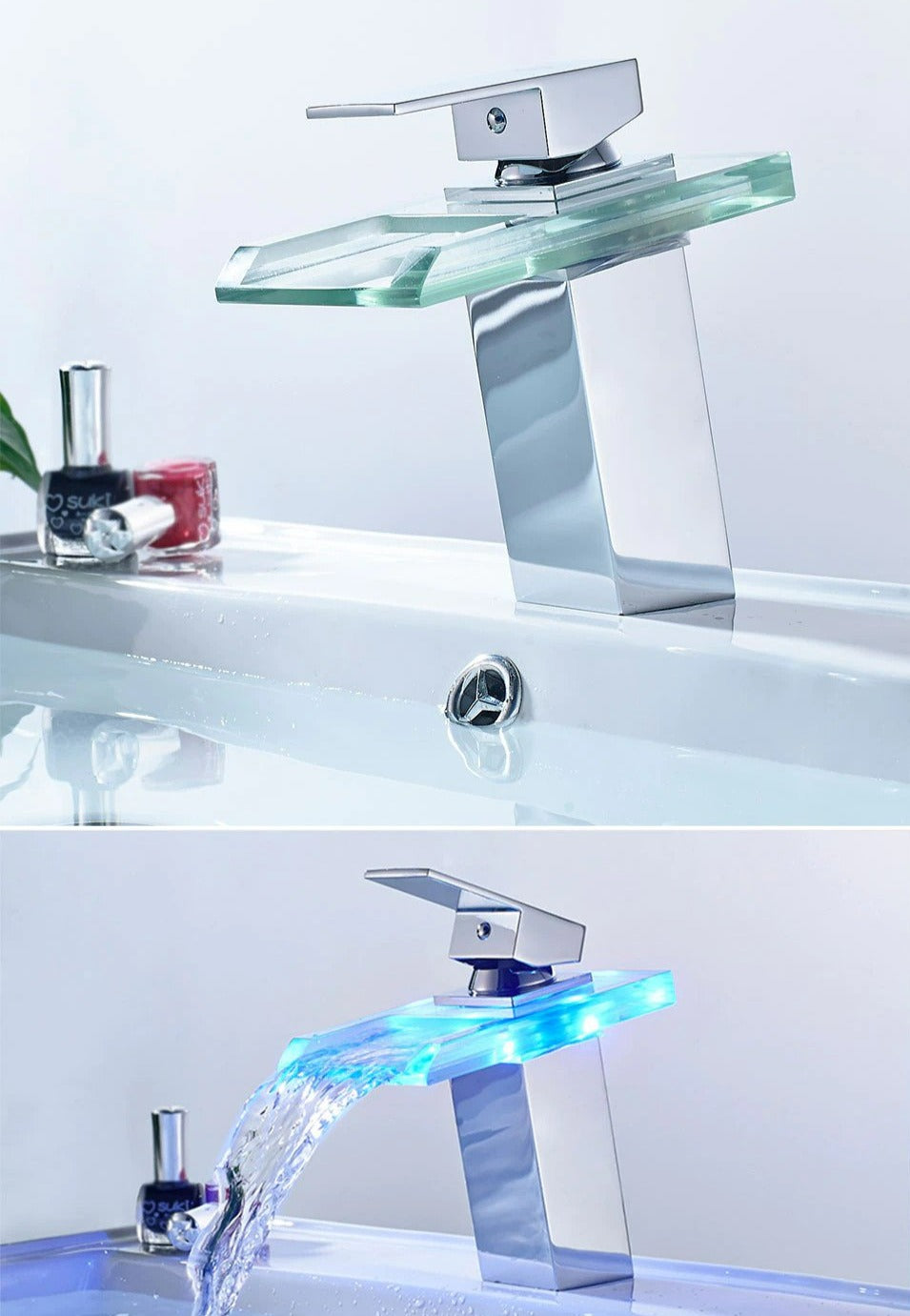 LED Temperature Color Changing Faucet