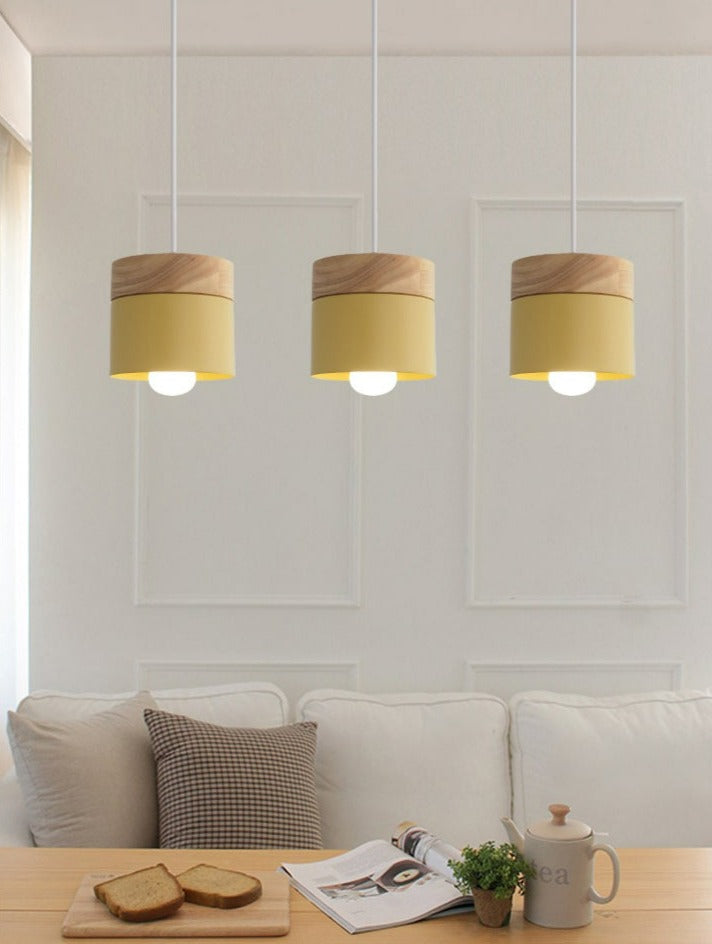 Yellow Nordic Macaron Pendant Lights