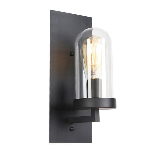 black farmhouse vintage wall sconce