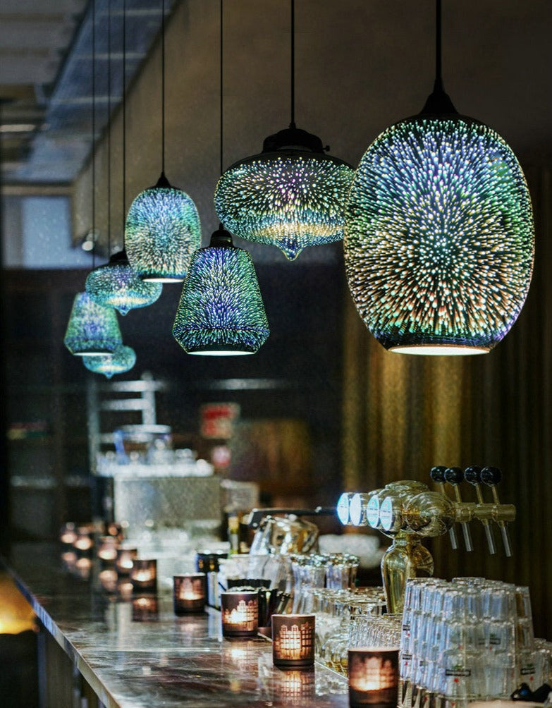 Galaxy pendant lights for modern style bar