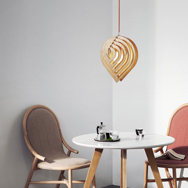 modern wood rustic restaurant pendant lights