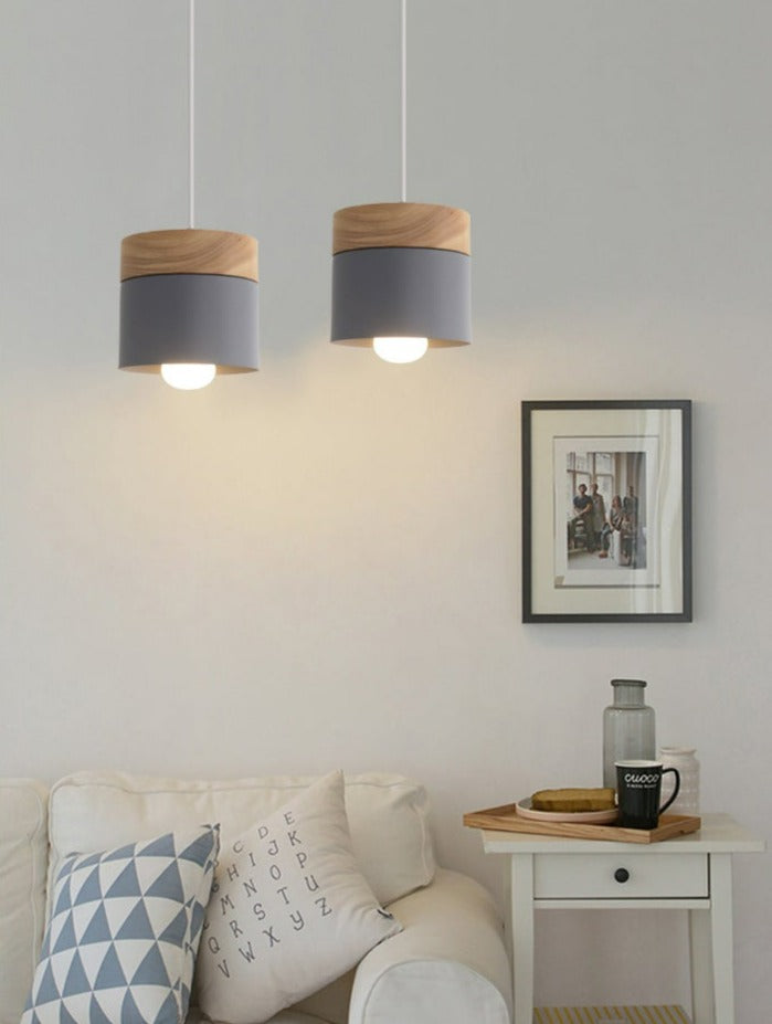 Gray Nordic Macaron Pendant Lights