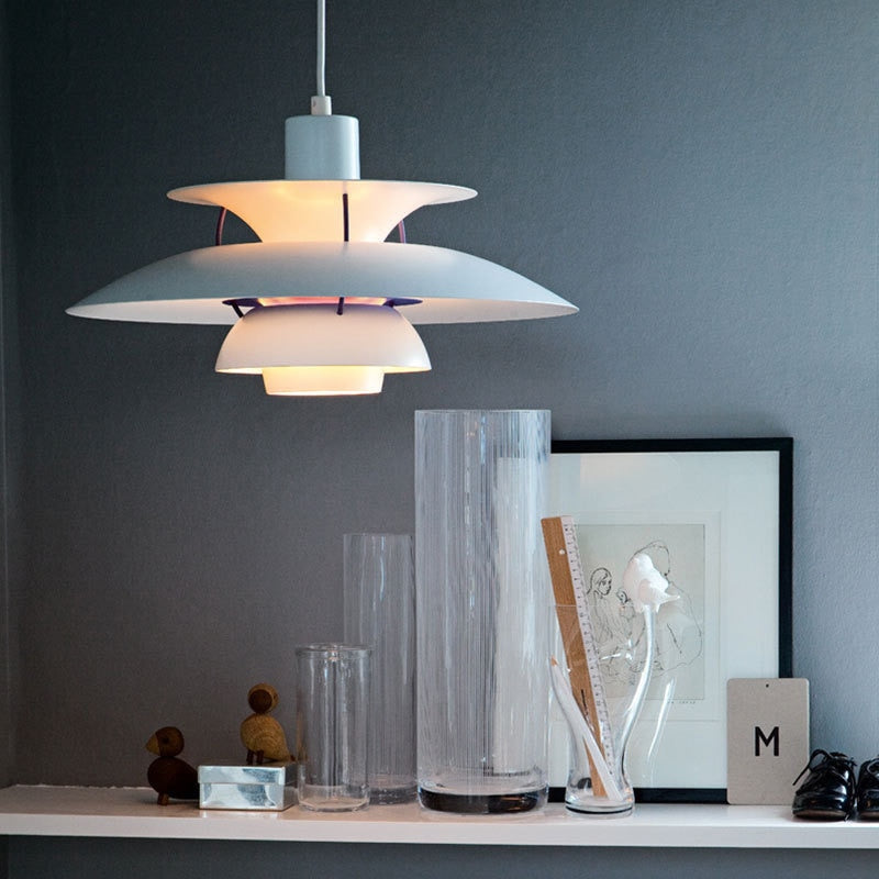 light blue Ozella modern colorful pendant light