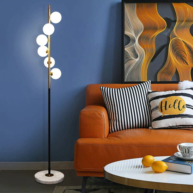 Klarissa - Modern Frosted Multi-Bulb Floor Lamp