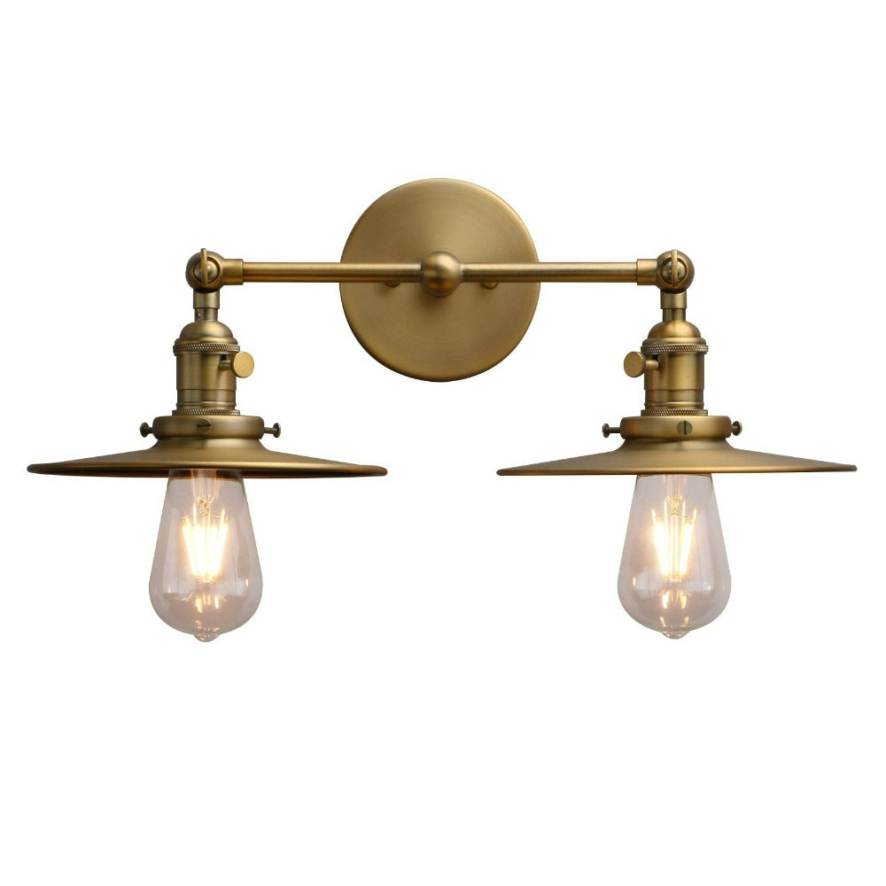 Two-Bulb Jaime Vintage Wall Sconce