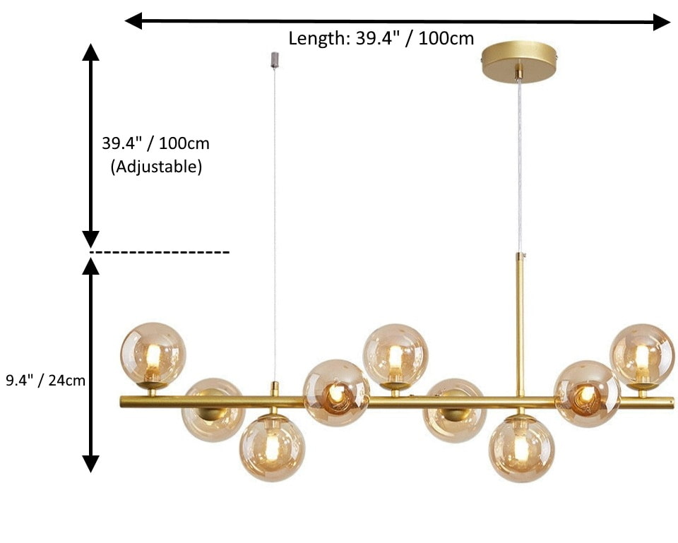 Hampton Chandelier Dimensions