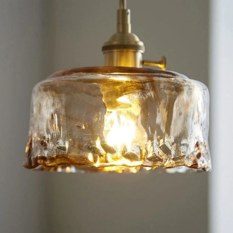 Vintage Hand-Blown Glass Pendant Lights