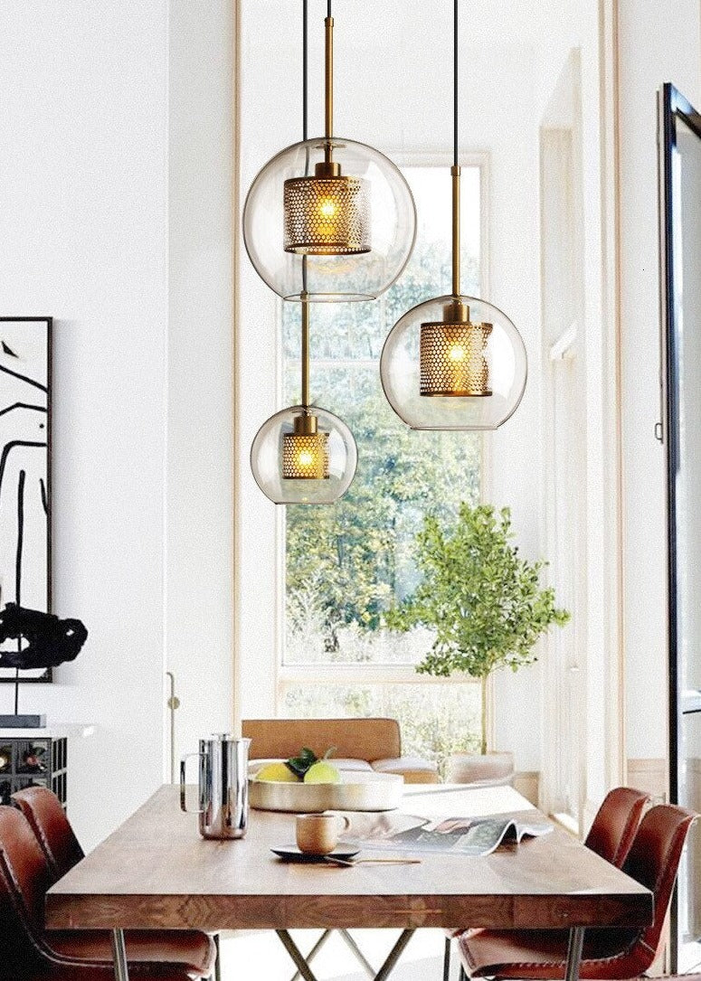 Glass Lampshade Modern Glass Pendant Lights