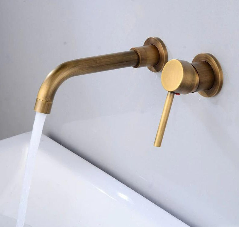 Bronze Wall Mounted Faucet