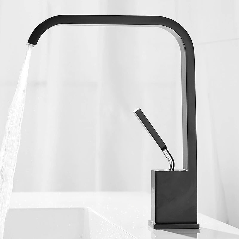 Graham - Modern Curved Bathroom Faucet