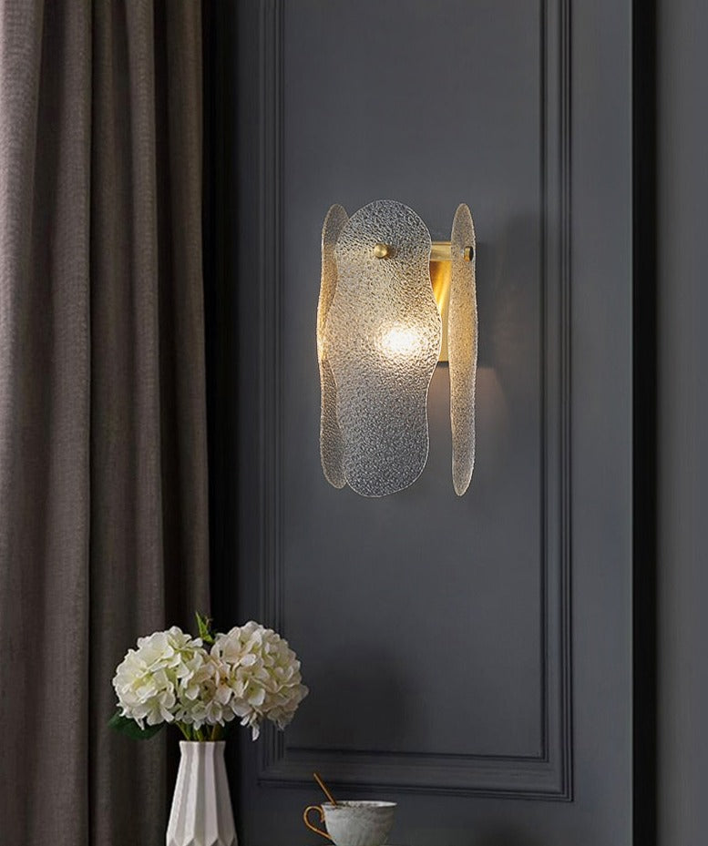 Parisa - Glass & Copper Contemporary Wall Sconce