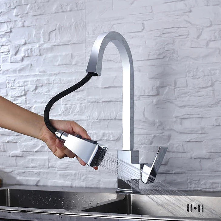 Modern Pull Out Kitchen Faucet