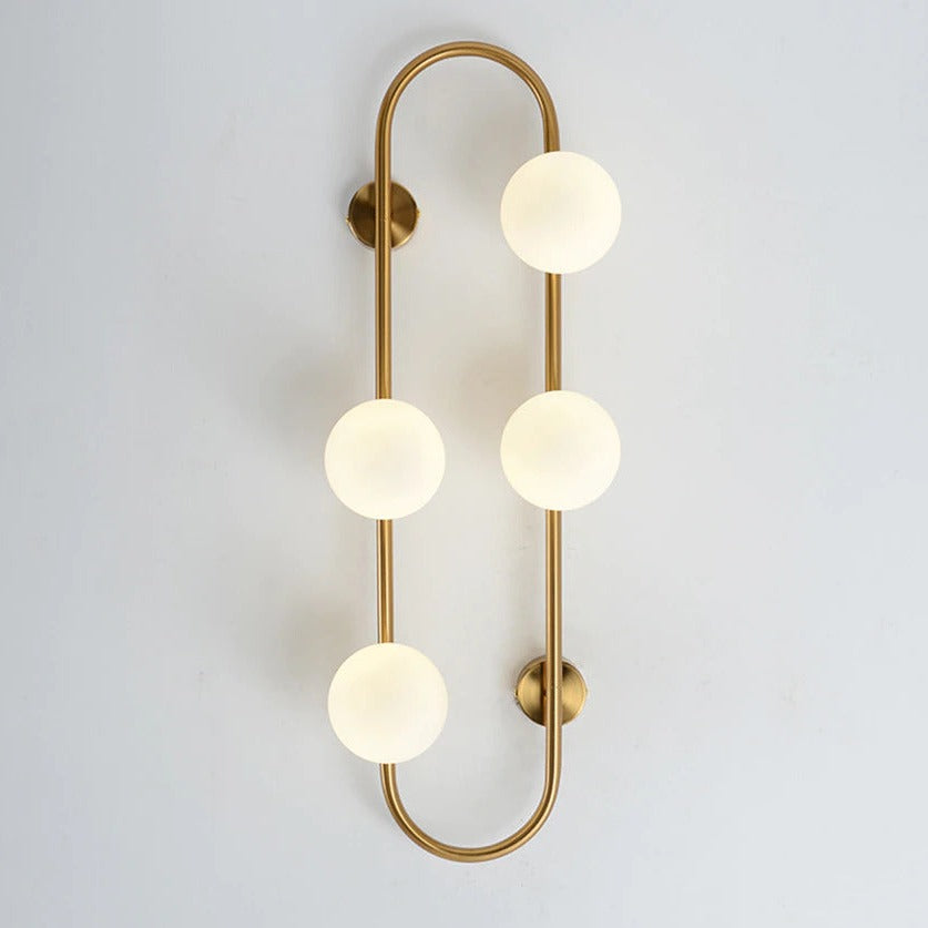 Brass Multi-Bulb Wall Sconce