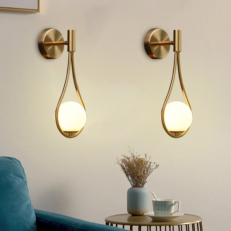 Frosted globe deals sconce