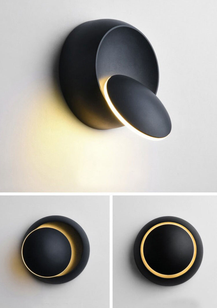 LED rotatable wall light