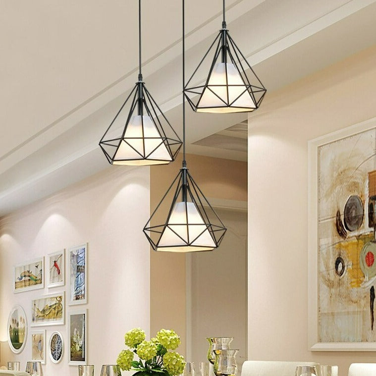 Rustic Farmhouse Wrought Iron Pendant Light Fixtures