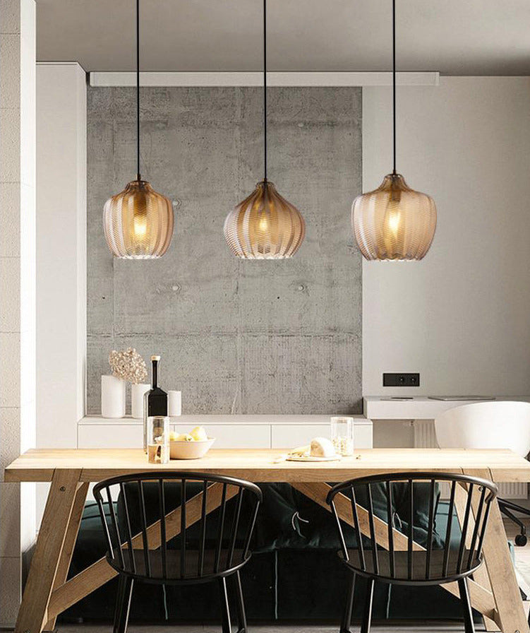 Textured glass deals pendant lights