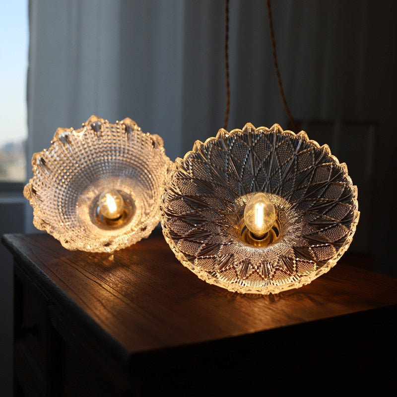 rustic glass pendant lights