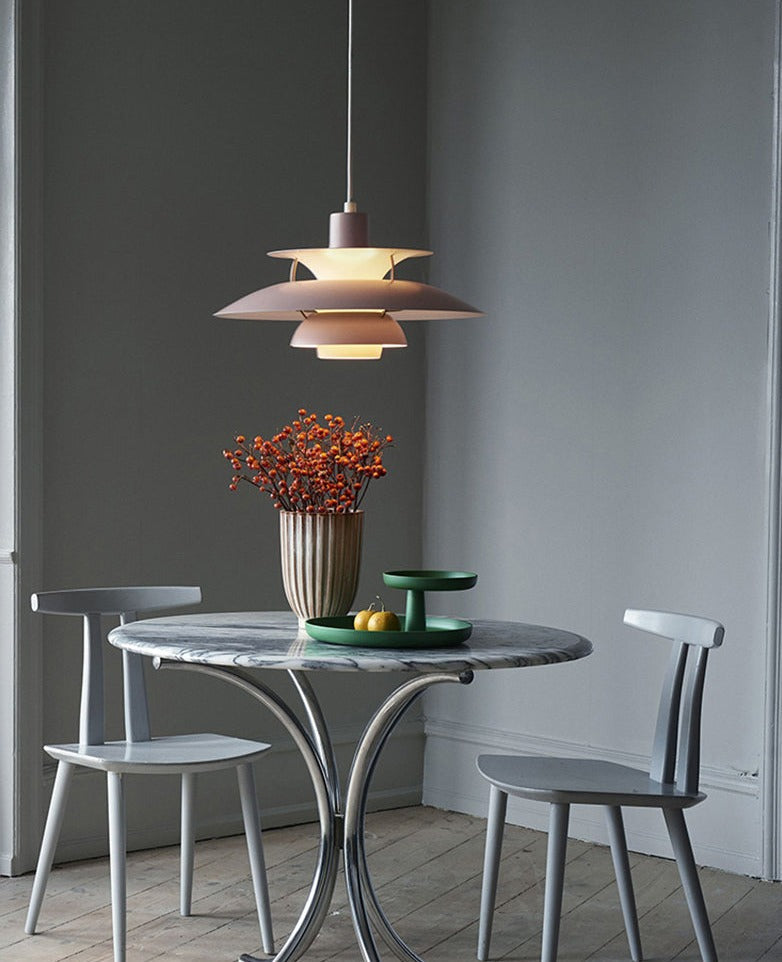 Colorful Layered Pendant Lights