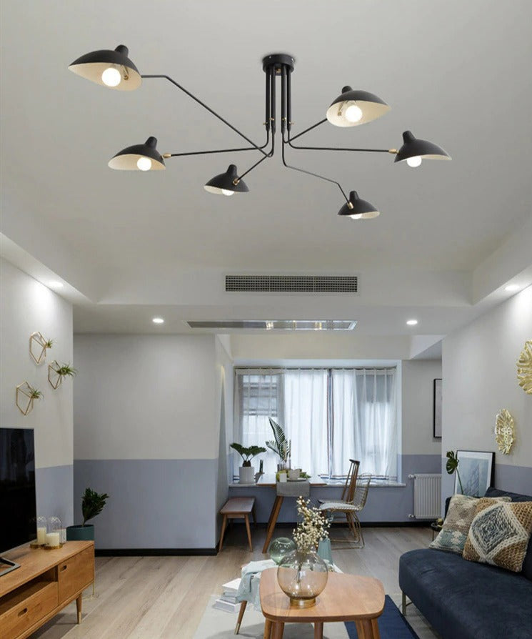 Modern multi arm ceiling hot sale light