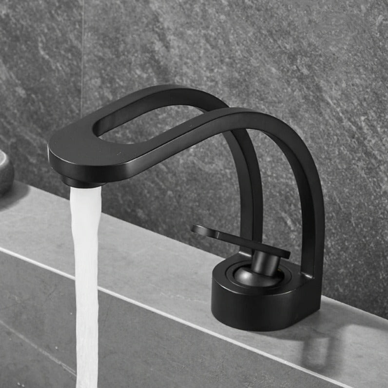 Ogden - Curved Dual-Channel Modern Bathroom Faucet