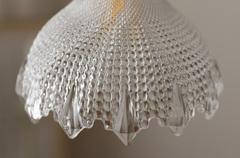 Classic Textured Glass Pendant Lights