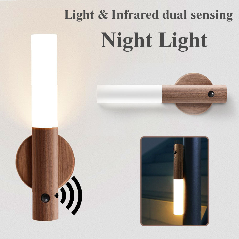 Light and infrared sensing night light