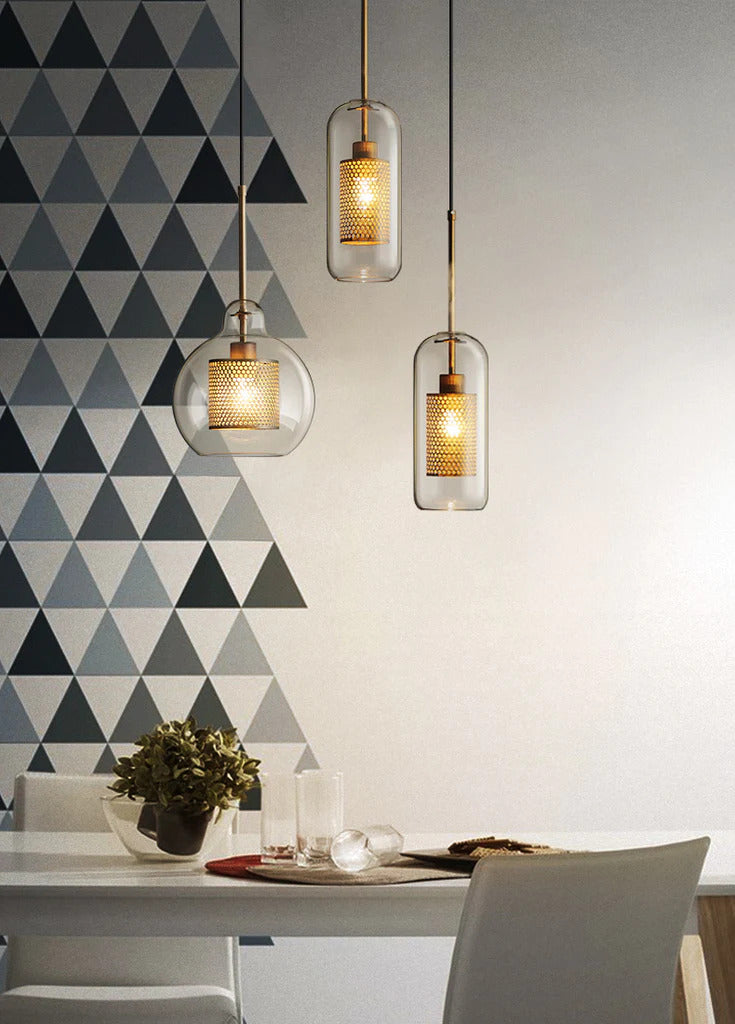 Salena - Glass Pendant Lights