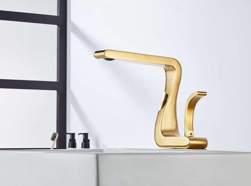 Iris - Modern Curved Basin Faucet