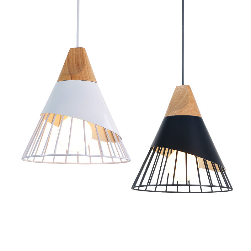 White and Black Modern Scandinavian Pendant Lights