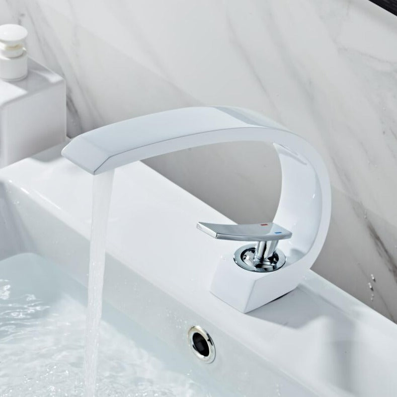 Curved Bathroom Faucet