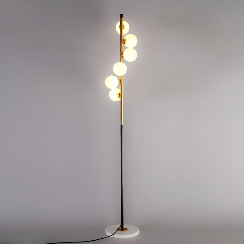 Klarissa - Modern Frosted Multi-Bulb Floor Lamp