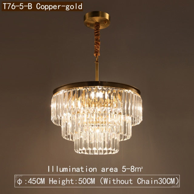 Garland - Modern Glass Crystal Chandelier