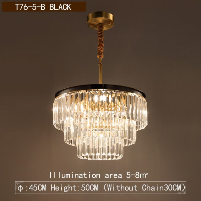 Garland - Modern Glass Crystal Chandelier