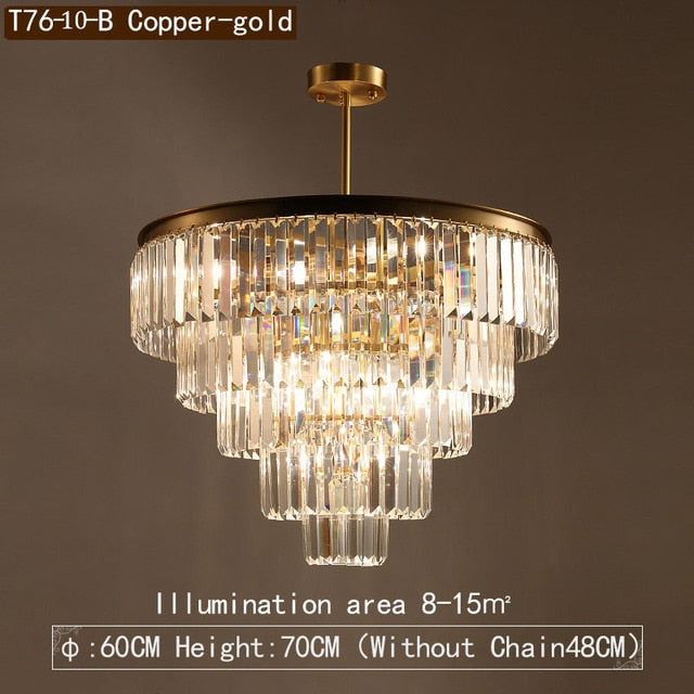 Garland - Modern Glass Crystal Chandelier