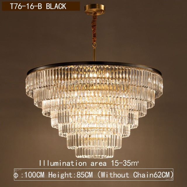 Garland - Modern Glass Crystal Chandelier