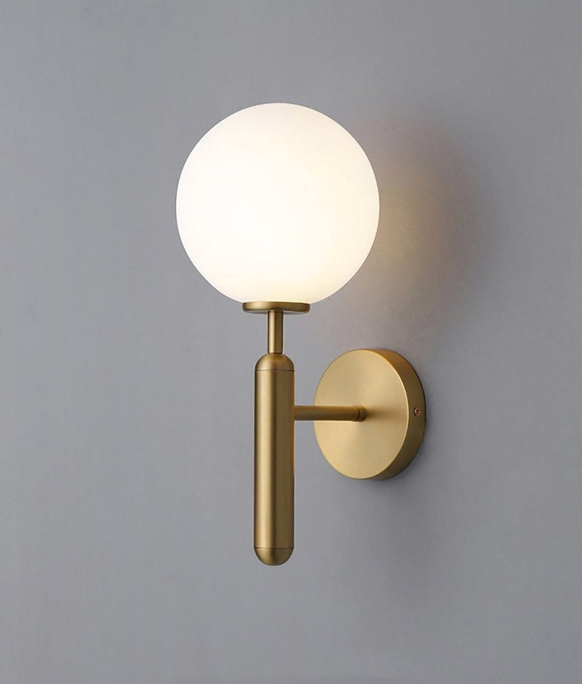 Modern Glass Globe Wall Sconce – Hadley