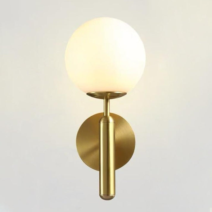 Modern Glass Globe Wall Sconce – Hadley