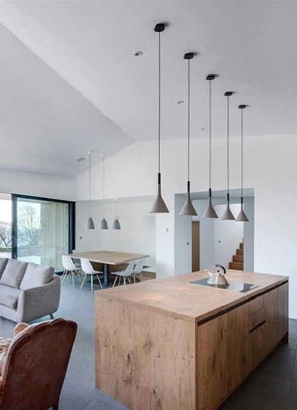 Handcrafted Concrete Pendant Light