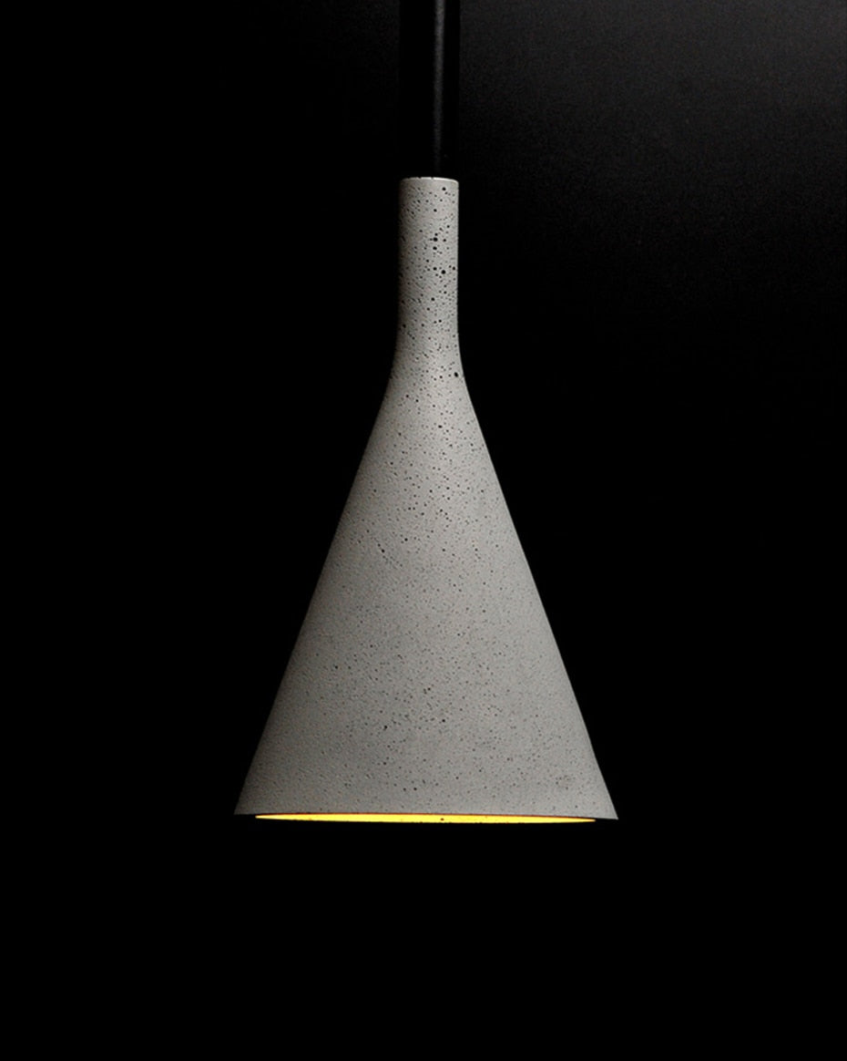 Handcrafted Concrete Pendant Light