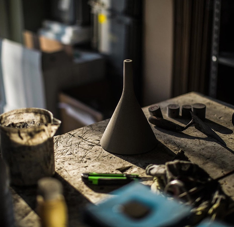 Handcrafted Concrete Pendant Light