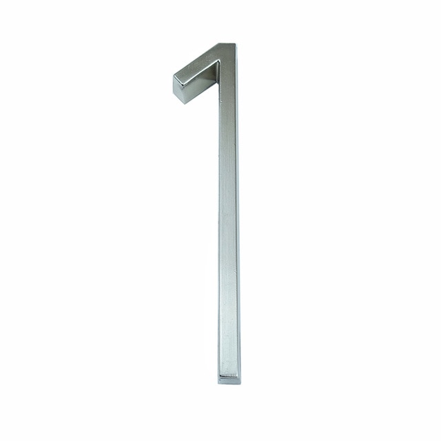 Silver Modern House Numbers